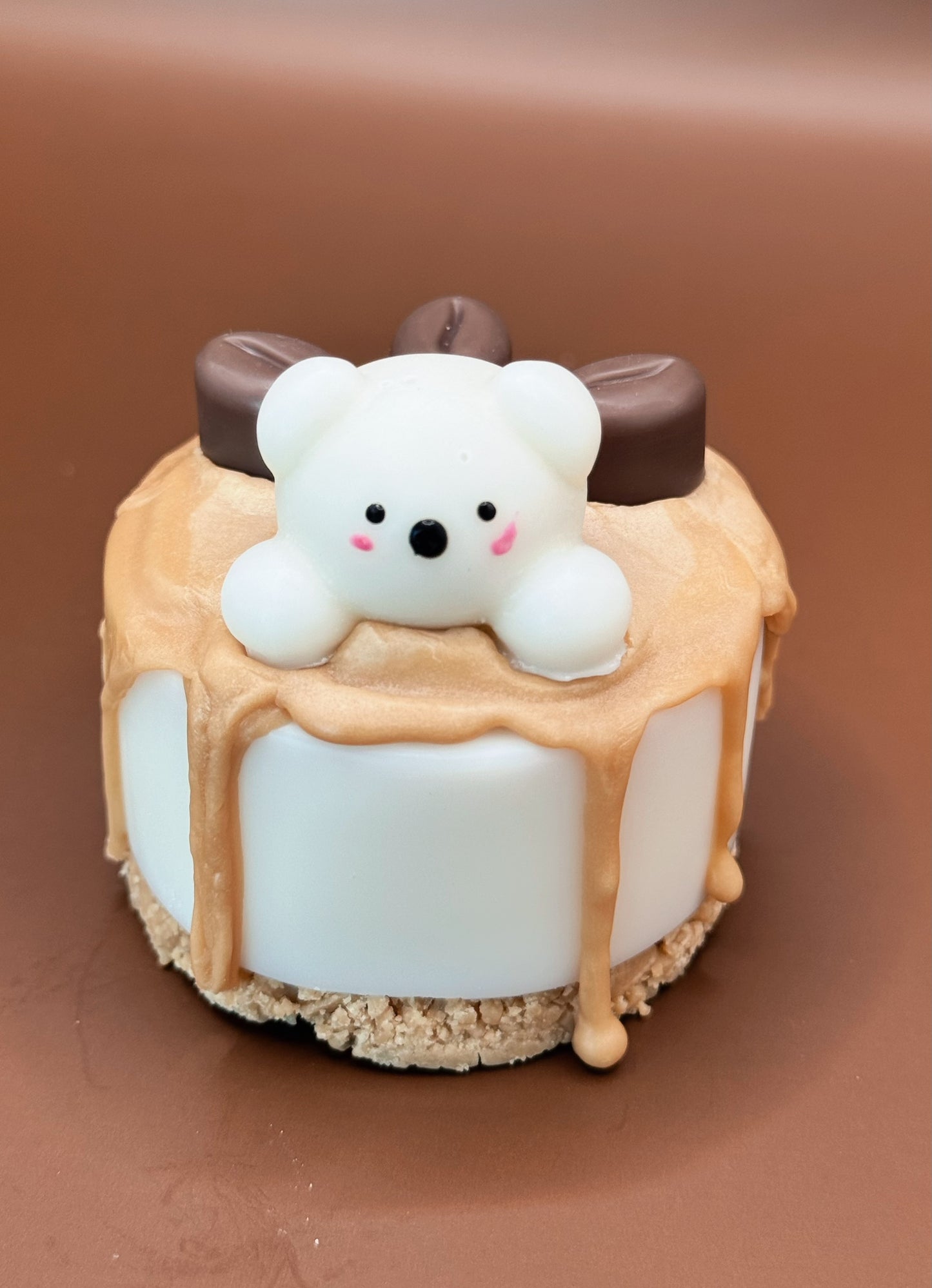 Coffee Bear Candle