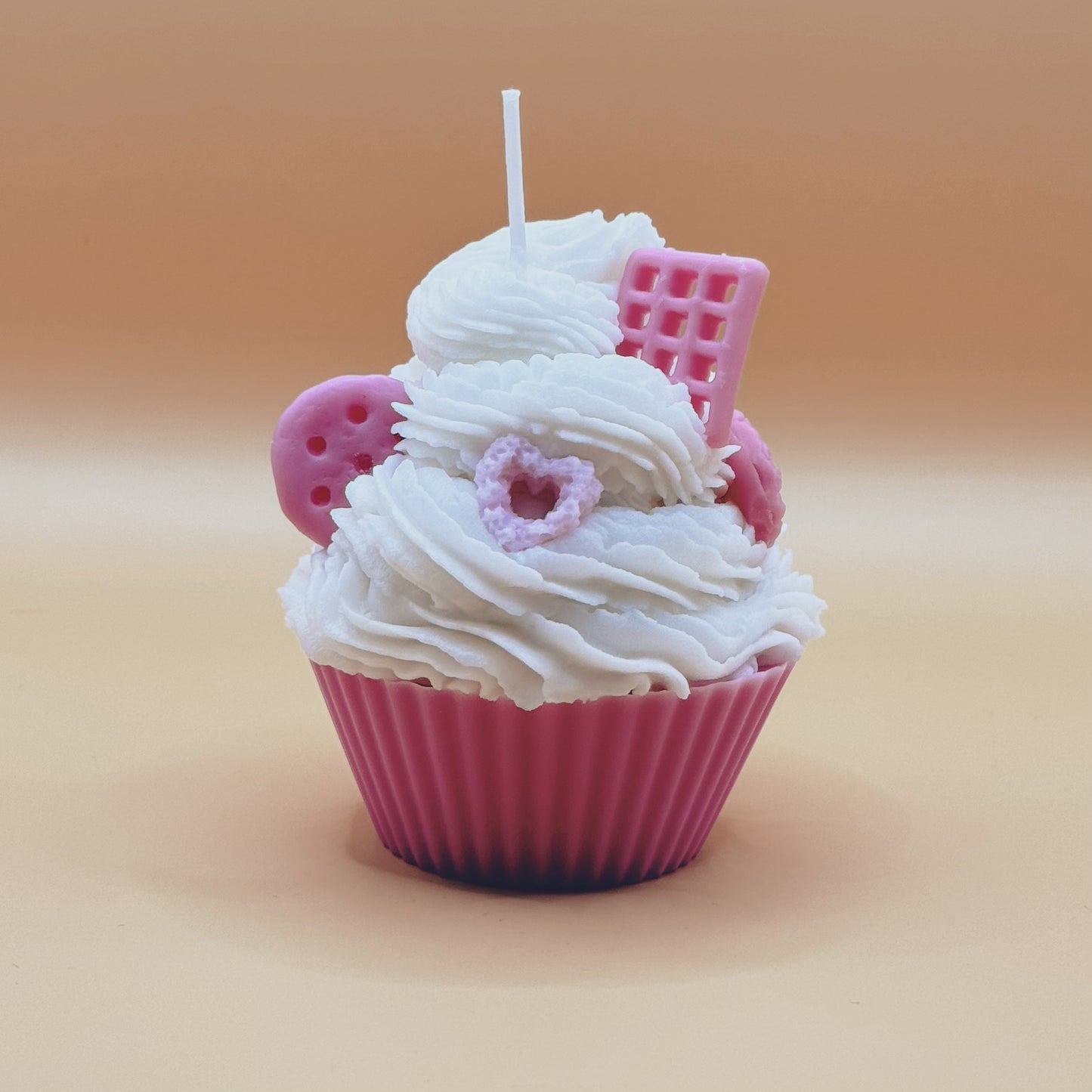 Pink Cupcake Candle